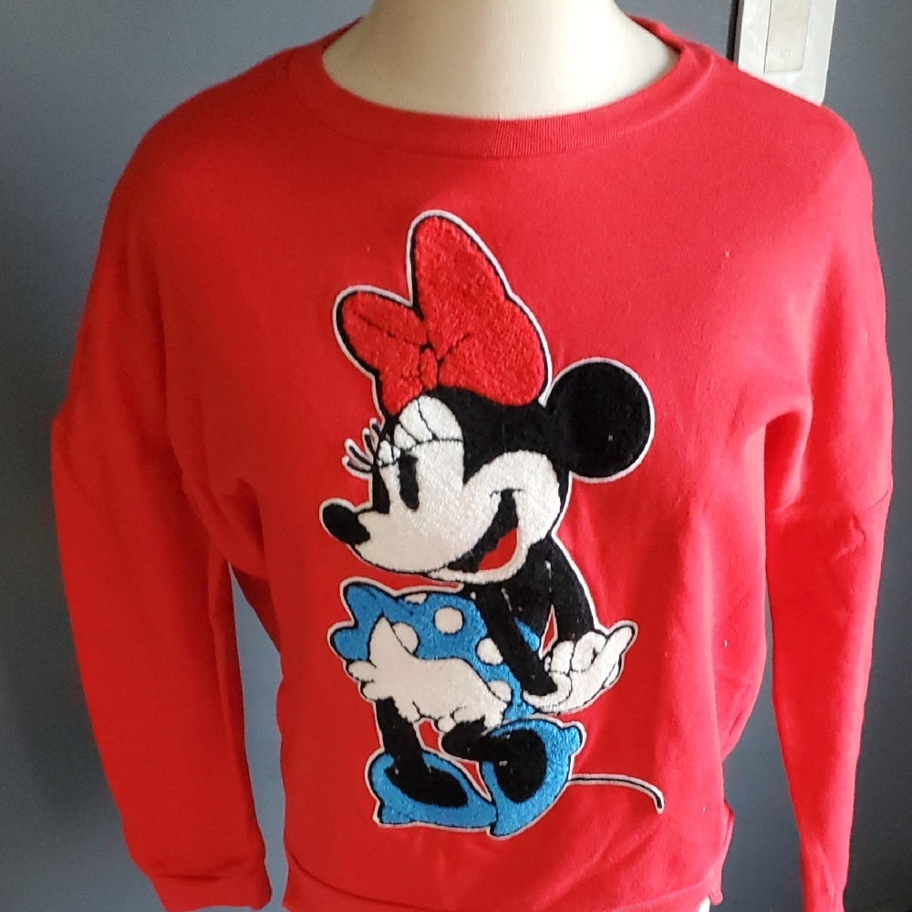 Disney Red Sweatshirt - Picture 3 of 12